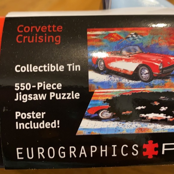 NEW Corvette Eurographics Puzzle & Tin - Picture 4 of 5